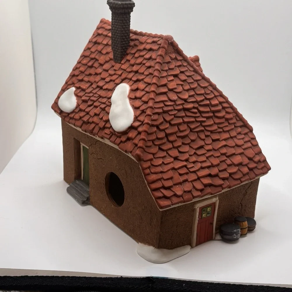 Dept 56 Dickens Village The Chop Shop 58331 Vintage Retired 1995 Box Light EX